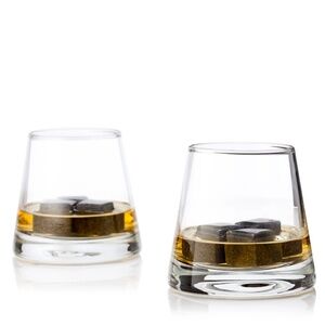 NEW Viski 8-Piece Glacier Rocks Soapstone Cube and Tumbler Set